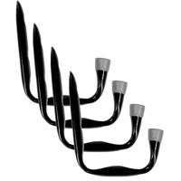 Benson ophanghaak Jumbo - 4x - 24 x 17 cm - staal - corrosiebestendige afwerking - werkplaats