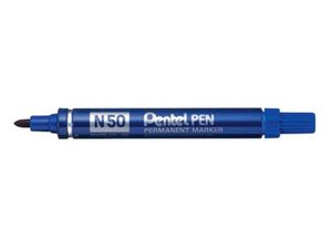 Pentel N 50 permanente marker Kogelpunt Rood 12 stuk(s)