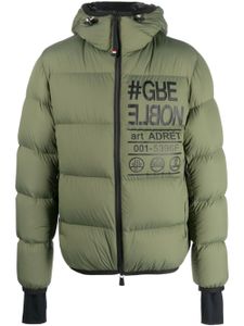 Moncler Grenoble doudoune Adret à capuche - Vert