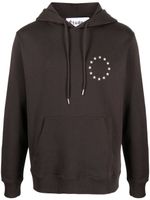 Études Studio hoodie Klein Europa à étoiles brodées - Marron - thumbnail