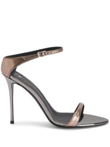 Giuseppe Zanotti sandales en cuir Beverlee 105 mm - Argent