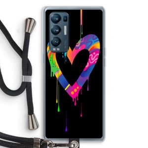 Melts My Heart: Oppo Find X3 Neo Transparant Hoesje met koord