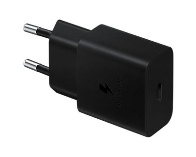 Samsung15W Power Adapter incl. USB-C naar USB-C kabel (1m) Oplader Zwart