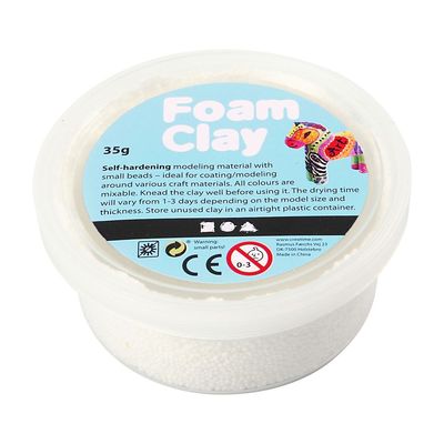 Foam Clay - wit, 35gr.