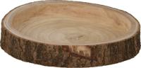 Houten plateau met schors 30 cm Houten plateau met schors 30 cm