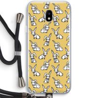 Haas: Samsung Galaxy J3 (2017) Transparant Hoesje met koord