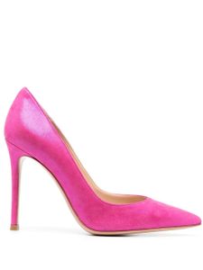 Gianvito Rossi escarpins 105 mm à fini enduit - Rose