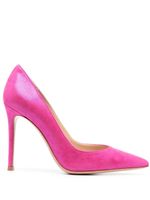 Gianvito Rossi escarpins 105 mm à fini enduit - Rose