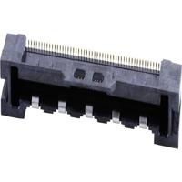 Molex 5017865091 Female header, inbouw (standaard) Totaal aantal polen: 50 Rastermaat: 0.5 mm Inhoud: 1 stuk(s) Tape on Full reel - thumbnail