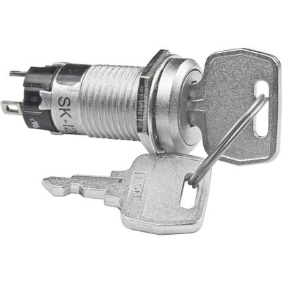 NKK Switches SK12AAW01 SK12AAW01 Sleutelschakelaar 250 V/AC 1 A 1x aan/aan 1 x 90 ° 1 stuk(s) Piece