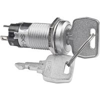 NKK Switches SK12AAW01 SK12AAW01 Sleutelschakelaar 250 V/AC 1 A 1x aan/aan 1 x 90 ° 1 stuk(s) Piece - thumbnail