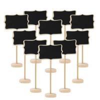 10 stuks Blackboard houten schoolbord mini bericht prikbord tabel bruiloft Feestdecoratie