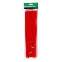 Creativ Company Chenille rood 30cm, 50st.