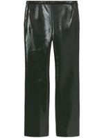 Proenza Schouler White Label pantalon en vinyle à coupe courte - Noir - thumbnail