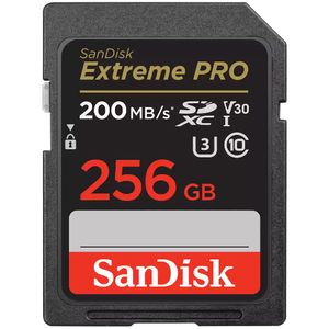 SanDisk Extreme Pro 256GB SDXC 200mb/s UHS-I V30
