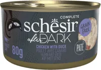 Schesir After Dark kattenpaté kip & eend 80g - thumbnail