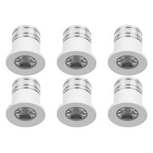 LED Veranda Spot Verlichting 6 Pack - Velvalux - 3W - Natuurlijk Wit 4000K - Inbouw - Dimbaar - Rond - Mat Wit - Aluminium - Ø31mm