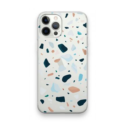 Terrazzo N°13: iPhone 12 Pro Max Transparant Hoesje