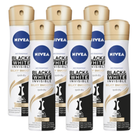 Nivea Black & White Silky Smooth Deodorant Spray Voordeelverpakking