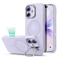 iPhone 17 Cloud Soft Magnetic Case (Camera Control, Stash Stand) - Lavender