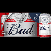 Bud Pils Blik 6 x 330ML bij Jumbo