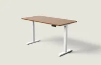 Desktronic HomeOne bureau Wit / Walnoot / 160x80 cm