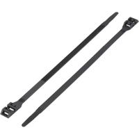 TRU COMPONENTS 1592835 TC-DK-290BK203 Kabelbinder 292 mm 9 mm Zwart Met dubbele kop 1 stuk(s)