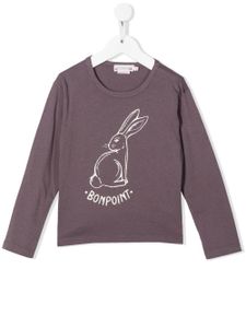 Bonpoint t-shirt Theia à imprimé lapin - Violet