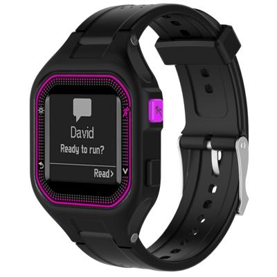 Vrouwelijke verstelbare polsband voor Garmin Forerunner 25 (zwart)