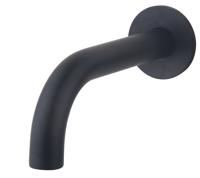 Wiesbaden inbouw-uitloop rond 20cm 1/2&apos;&apos; zwart