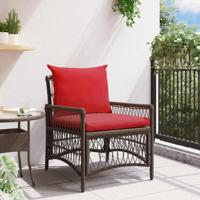 Tuinstoel Bruin 60 x 70 x 78cm poly rattan
