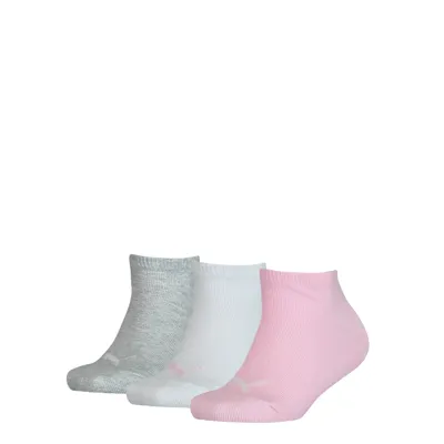 3-paar kindersneaker sokken - Invisible - Katoenen meisjes en jongens enkelsokken