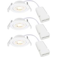 Nordlux 2510310101 Monolo 3-Kit Inbouwlamp Energielabel: E (A - G) LED Wit