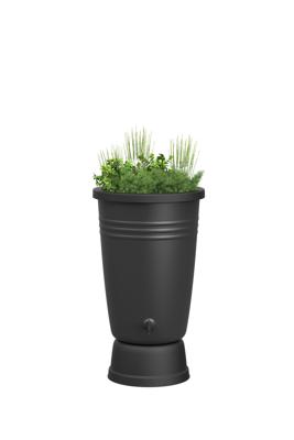 Green basics regenton plus 110ltr living black - Elho