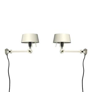 Tonone Bolt Bed Underfit wandlamp met stekker set van 2 Ash Grey