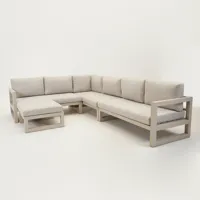 Grosso hoekbank 4 delig groot R beige