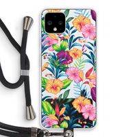 Tropisch 2: Pixel 4 Transparant Hoesje met koord Tropisch 2: Pixel 4 Transparant Hoesje met koord