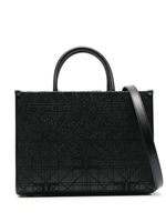 Elisabetta Franchi sac médium à motif en jacquard - Noir