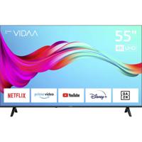 Dyon Smart 55 VX LED-TV 139 cm 55 inch Energielabel F (A - G) DVB-T2, DVB-C, DVB-S2, UHD, Smart TV, WiFi, CI+* Zwart