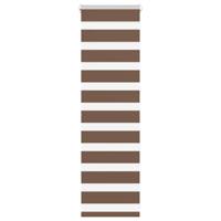 VidaXL Zebra rolgordijn 45x100 cm stofbreedte 40,9 cm polyester bruin