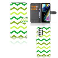 Motorola Moto G52 | Moto G82 | Telefoon Hoesje | Zigzag Groen