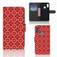 Xiaomi Mi A2 Lite Telefoon Hoesje Batik Rood