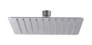 Wiesbaden UFO Luxe hoofddouche vierkant 20 cm ultra plat RVS