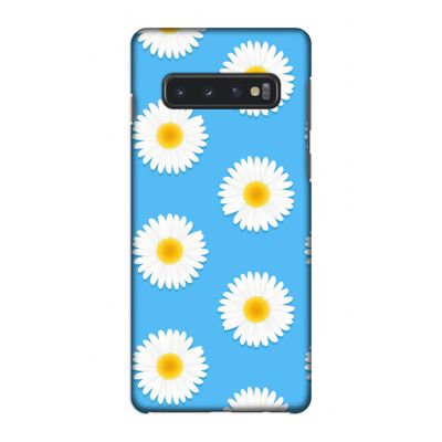 Margrietjes: Samsung Galaxy S10 4G Volledig Geprint Hoesje