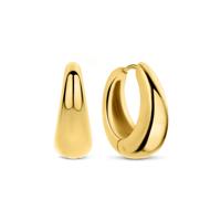Oorbellen hoops statement | kies je maat - Stainless steel GOUD - 14mm - Goud