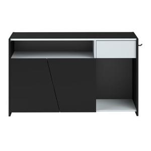TV-dressoir Levi - zwart - 67x113x40 cm - Leen Bakker