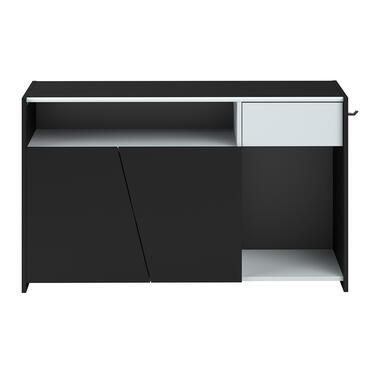 TV-dressoir Levi - zwart - 67x113x40 cm - Leen Bakker