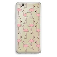 Anything Flamingoes: Huawei Ascend P10 Lite Transparant Hoesje