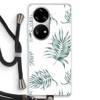 Simple leaves: Huawei P50 Pro Transparant Hoesje met koord