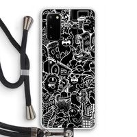 Vexx Black City : Samsung Galaxy S20 Transparant Hoesje met koord